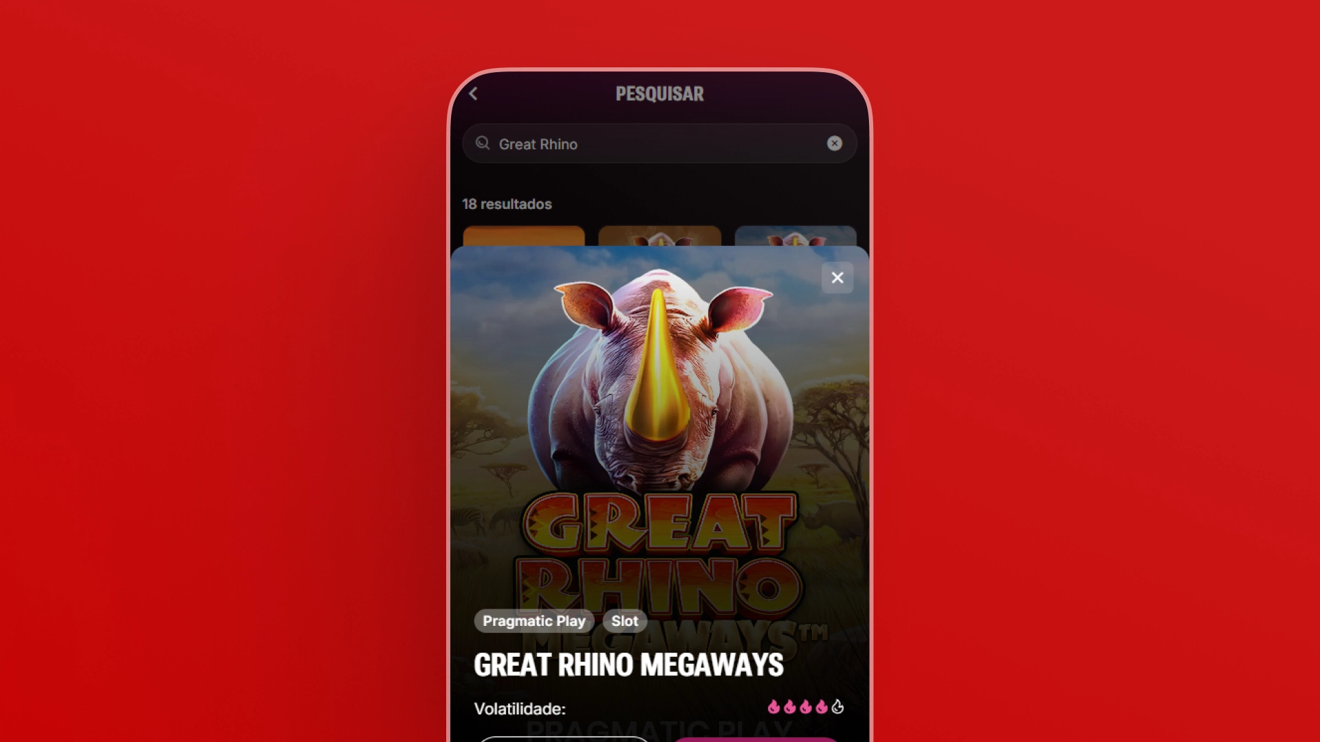 imagem Great Rhino Megaways superbet