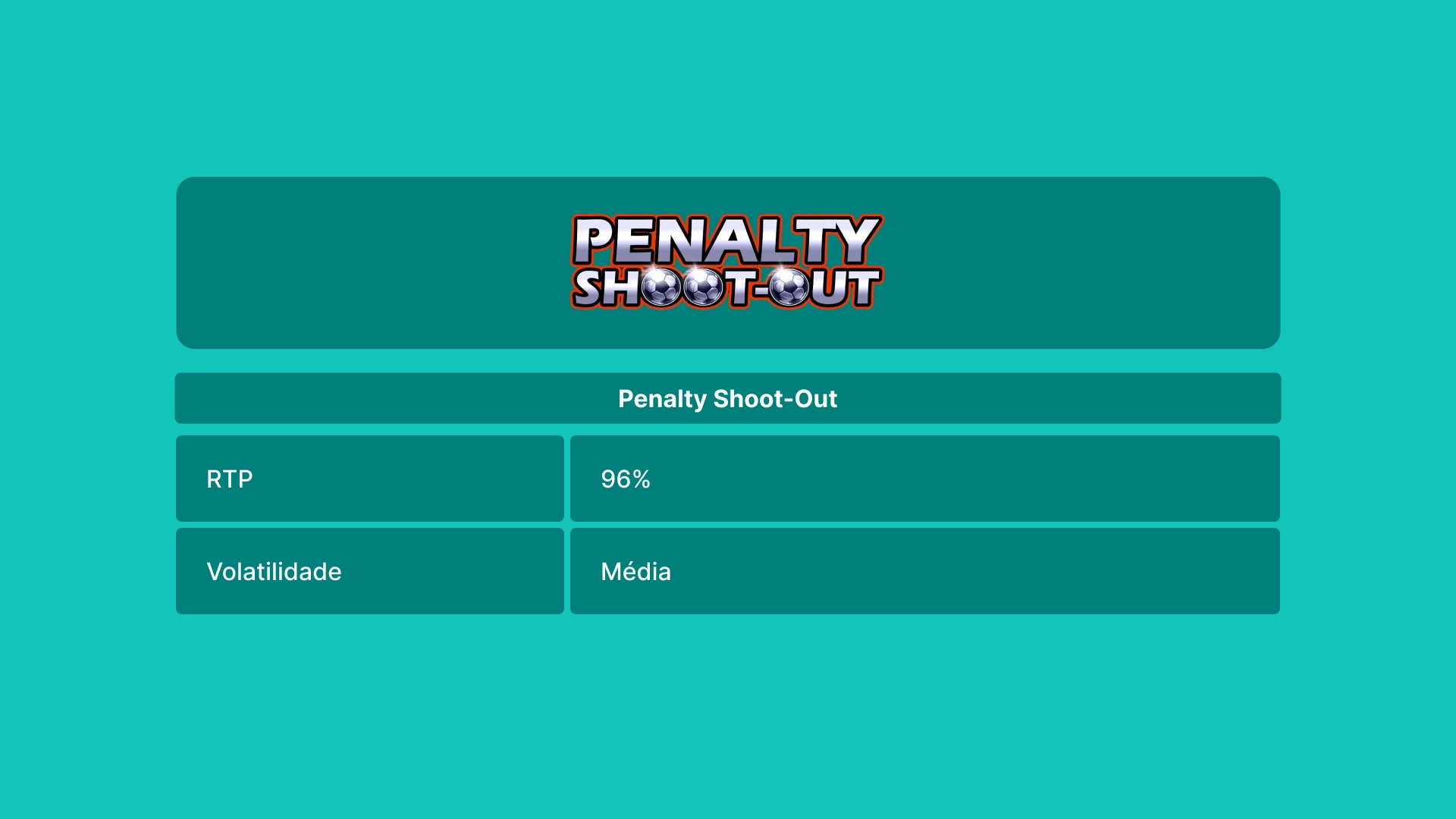 imagem RTP volatilidade Penalty Shoot Out