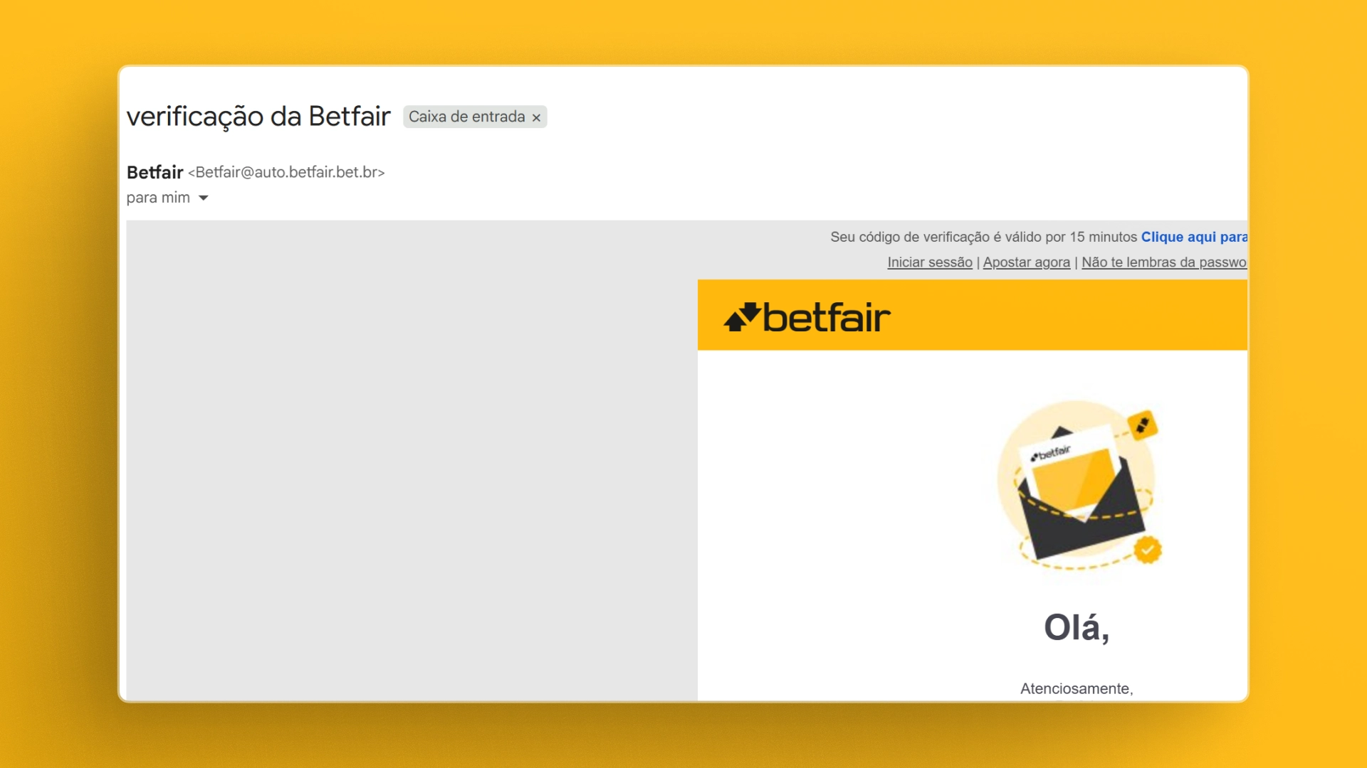 imagem cadastro Aguarde a Aprovação Betfair