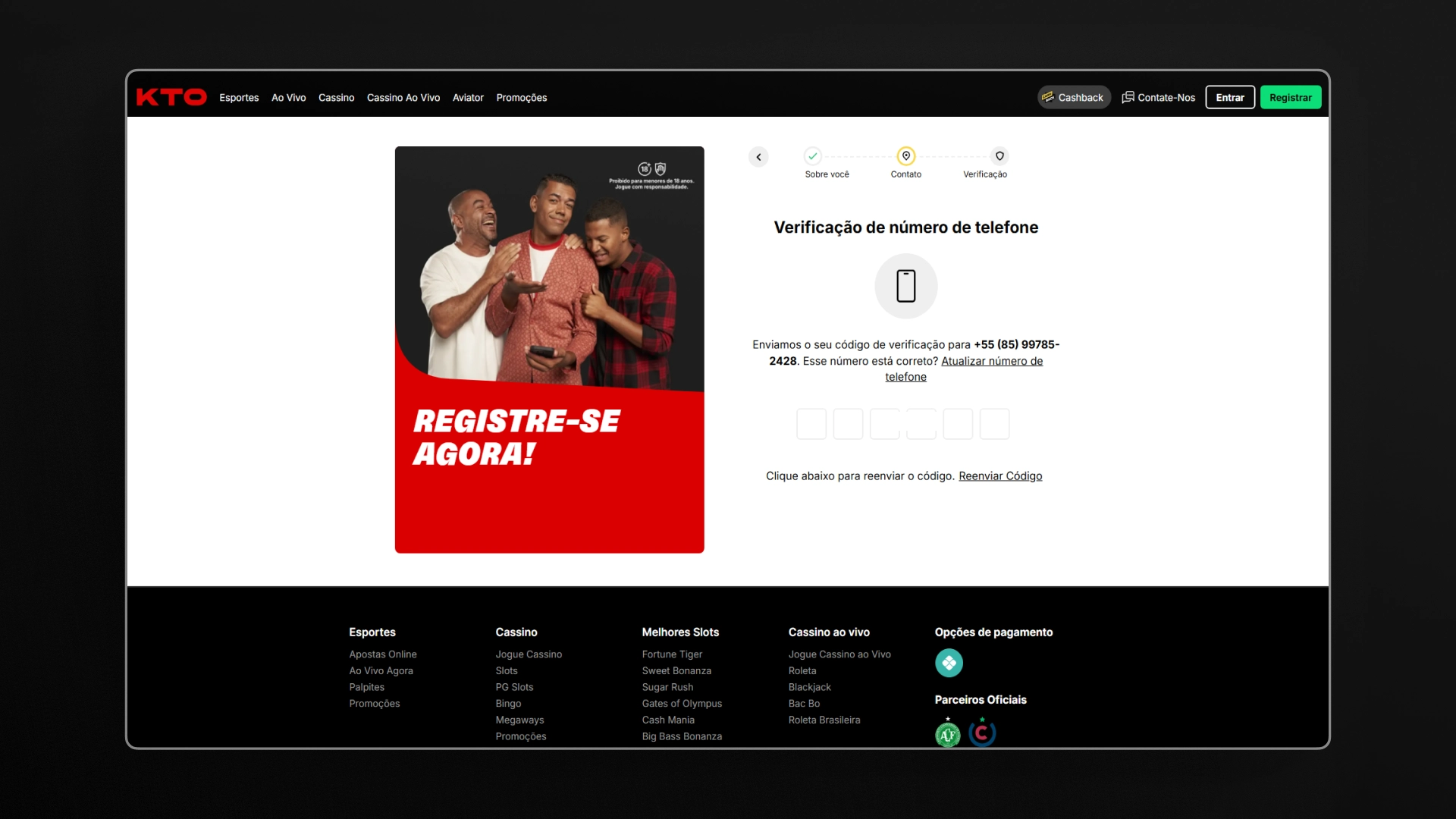 imagem cadastro passo 03 KTO