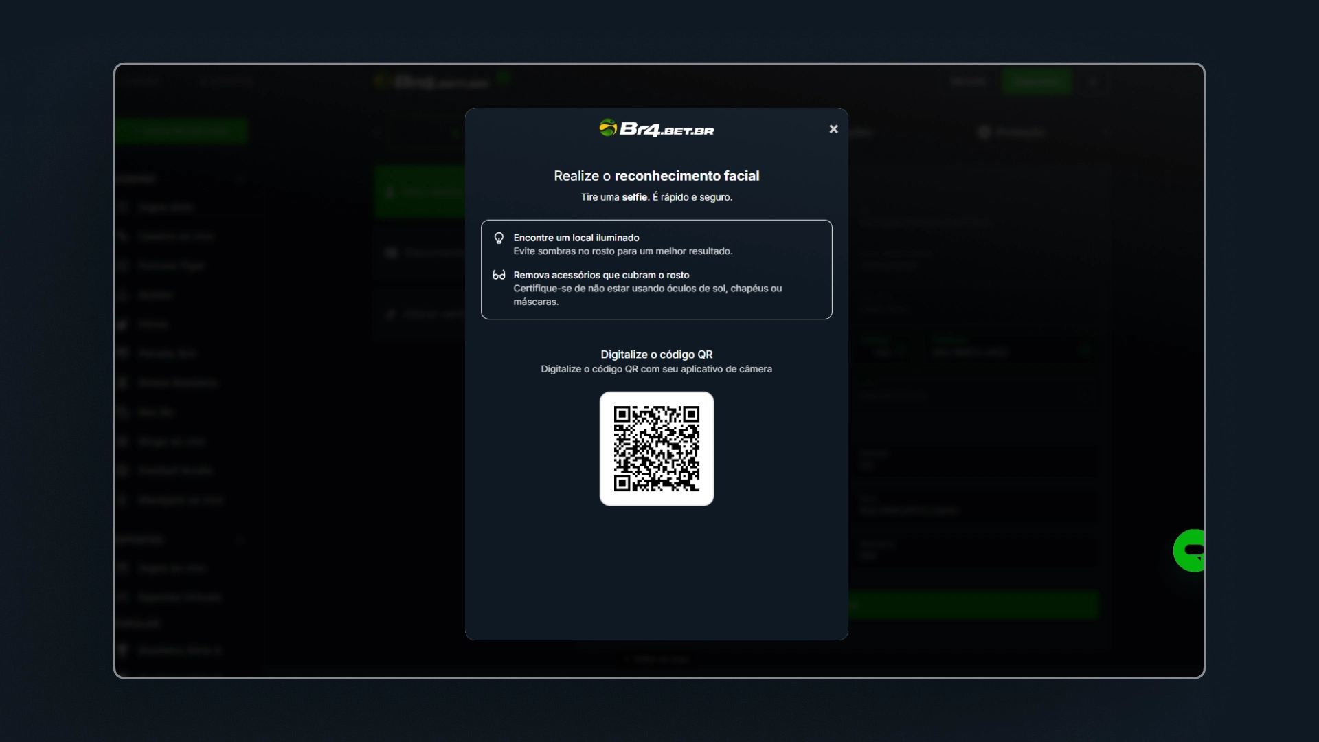 imagem cadastro passo 3 documentos Br4bet