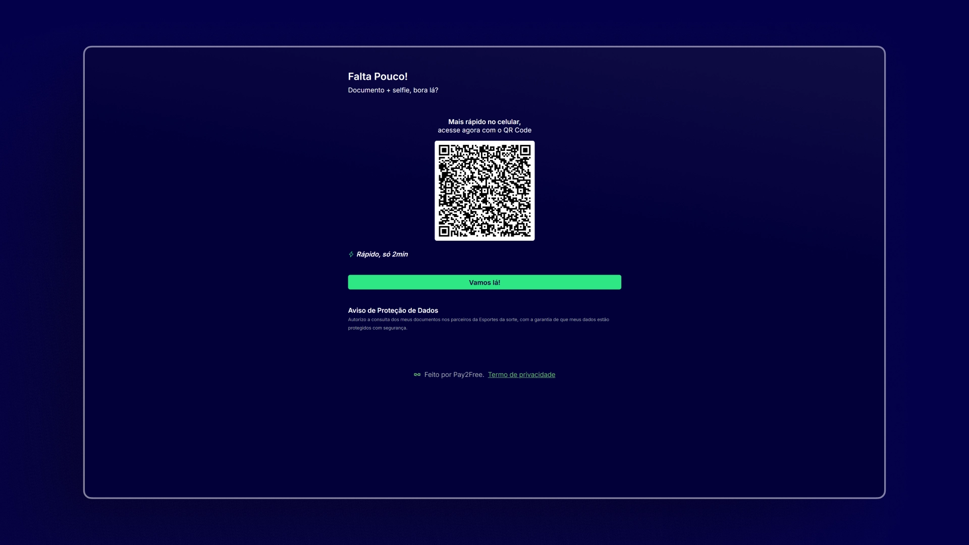 imagem cadastro passo 3 documentos esporte da sorte
