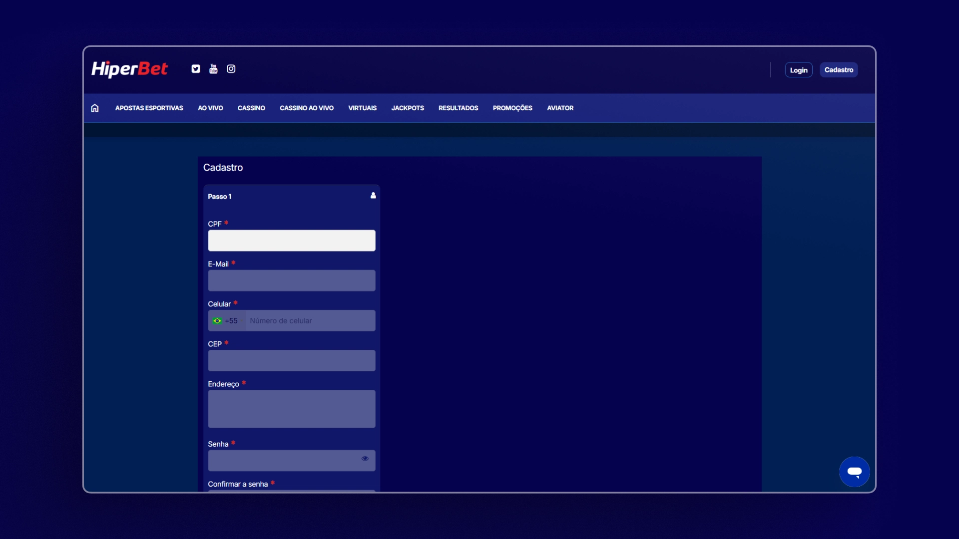 imagem cadastro2 HipetBet