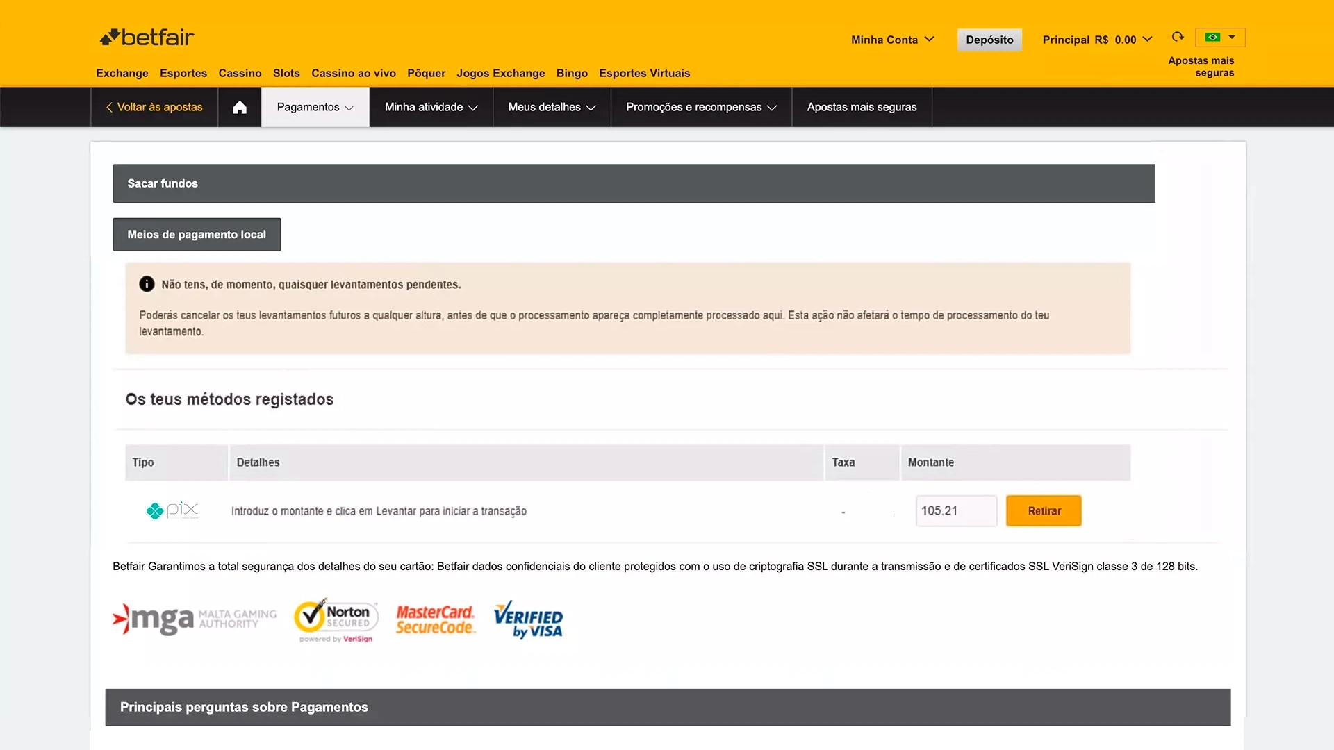 imagem de captura Como fazer saque 02 betfair