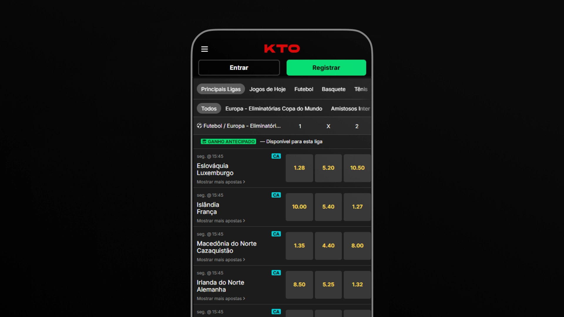 imagem home de apostas kto