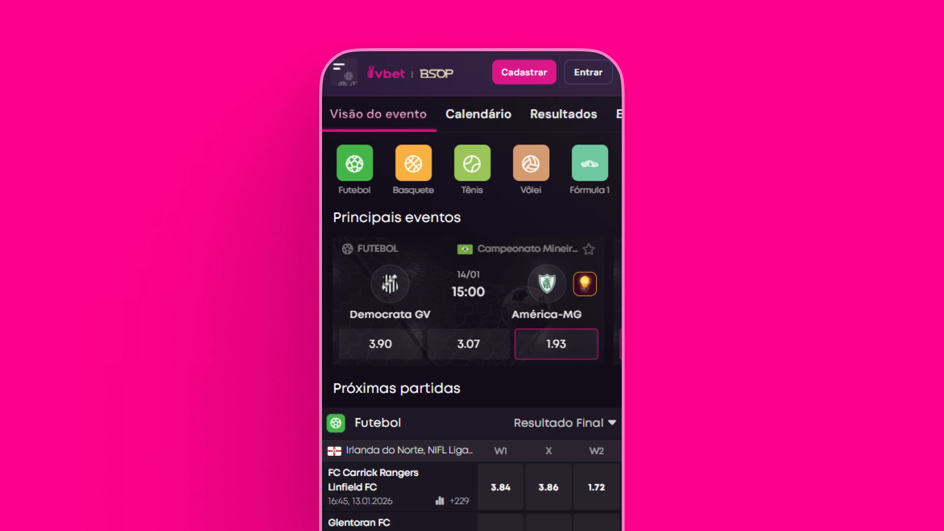 imagem home de apostas vbet