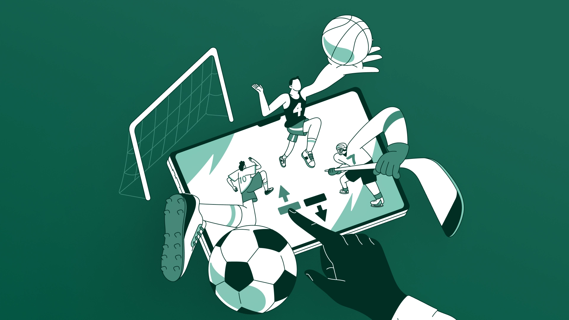 imagem ilustrativa Escolha um Esporte para sua Primeira Apostar na bet365