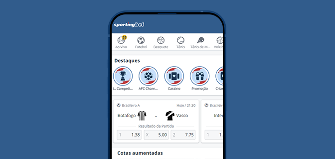 imagem ilustrativa app sportingbet