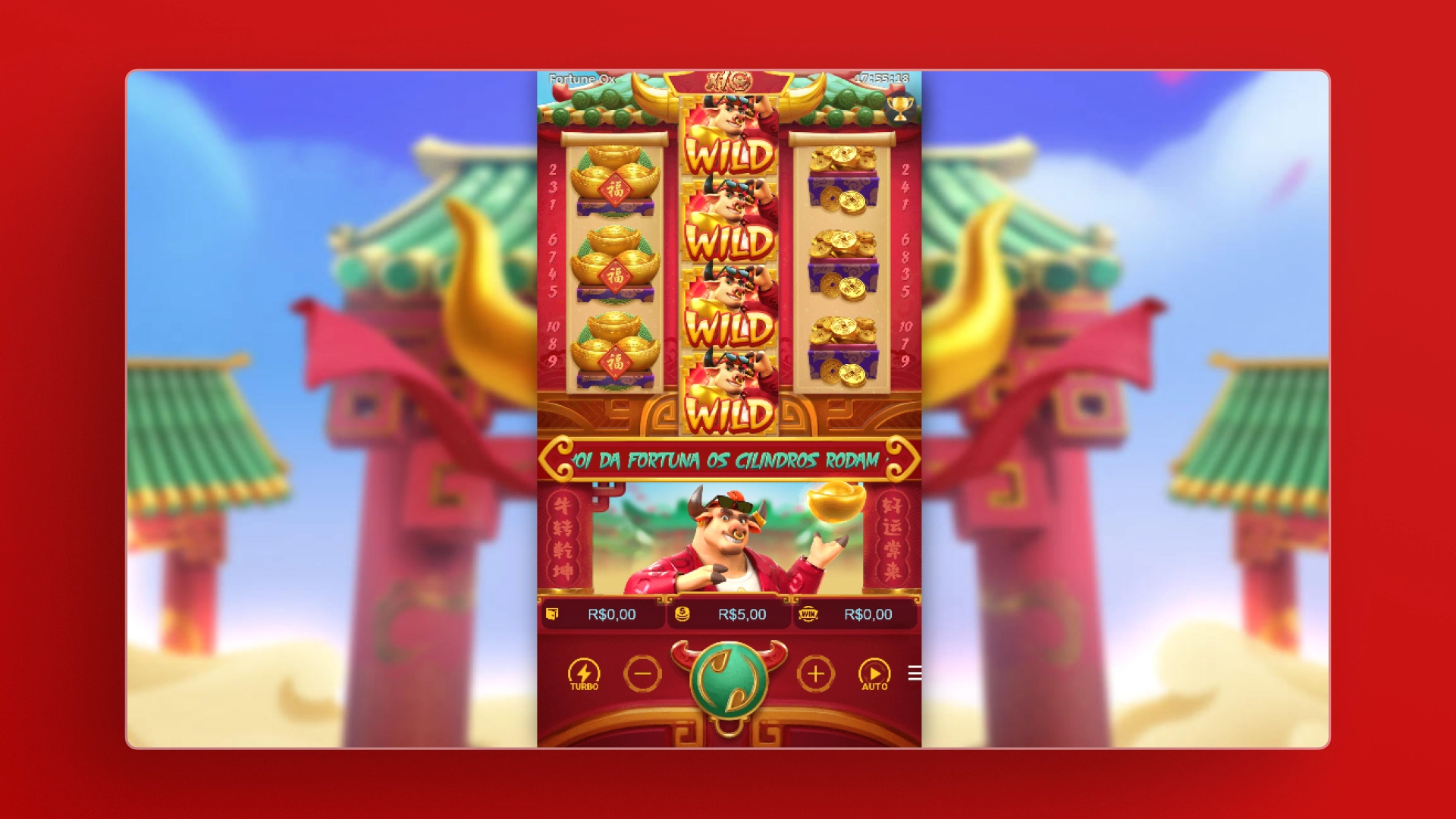 imagem ilustrativa cassino fortune ox