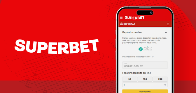 imagem ilustrativa depósitos apps Superbet