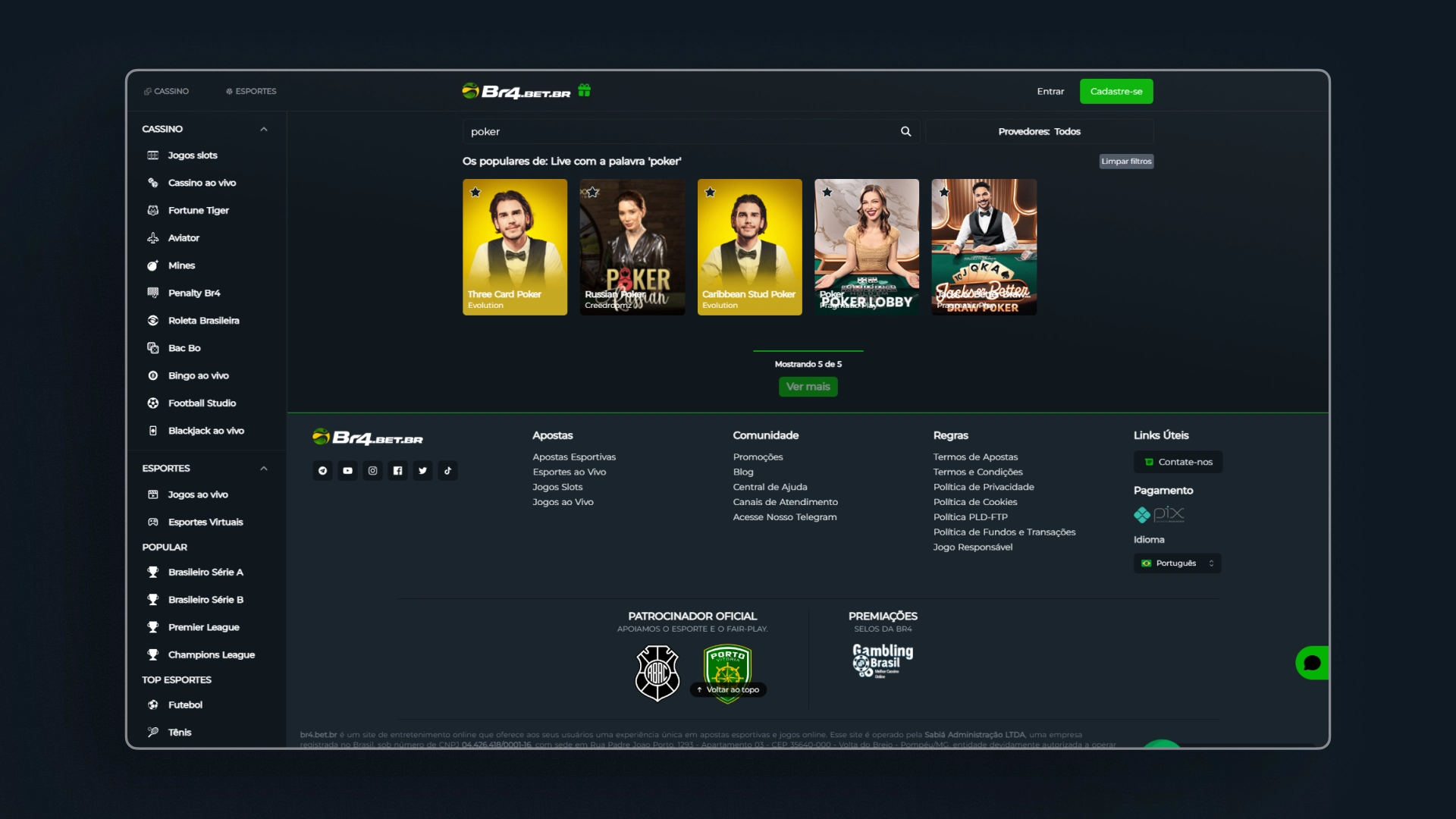 imagem ilustrativa poker br4bet