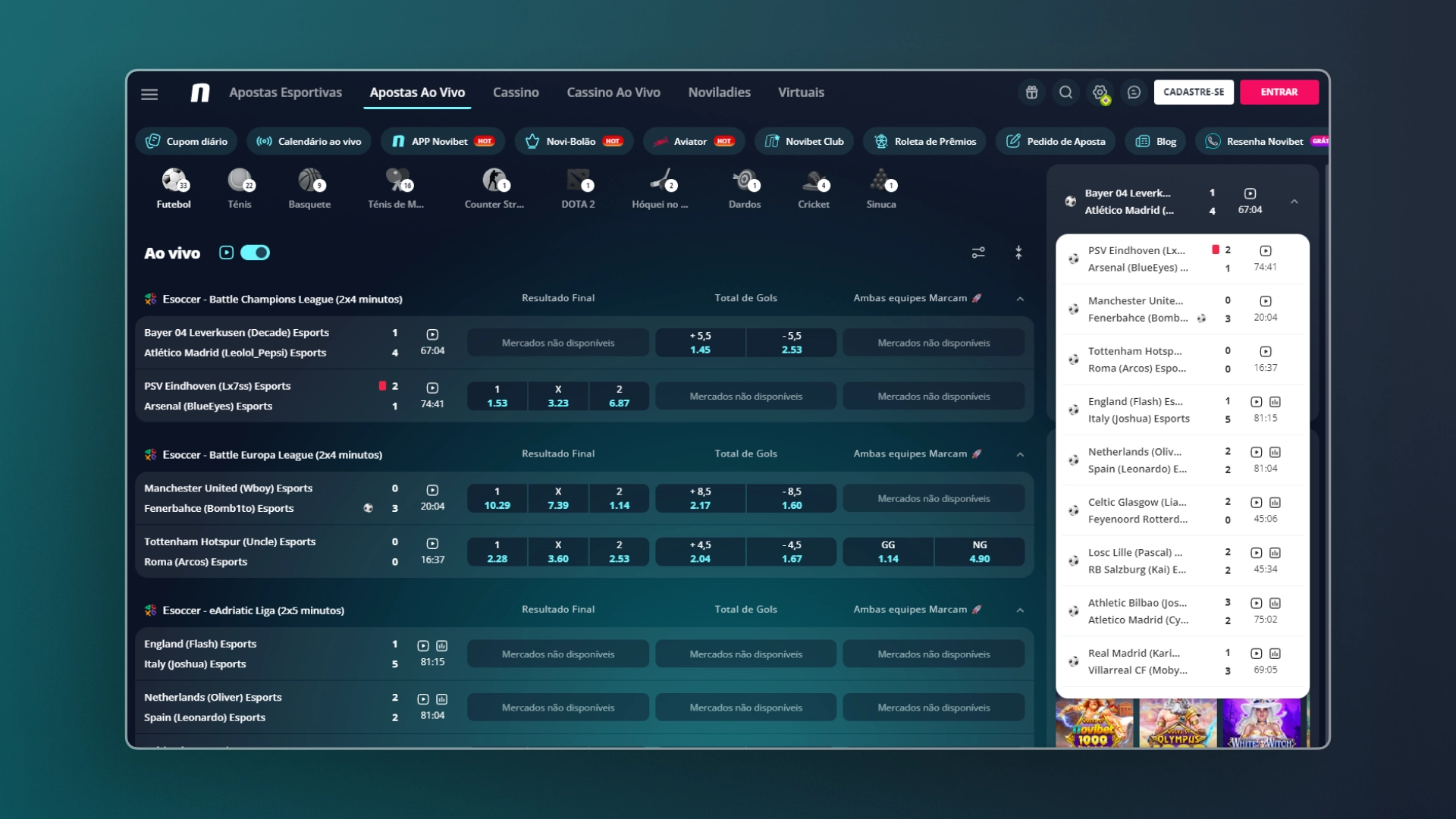 imagem ilustrativa recurso novibet