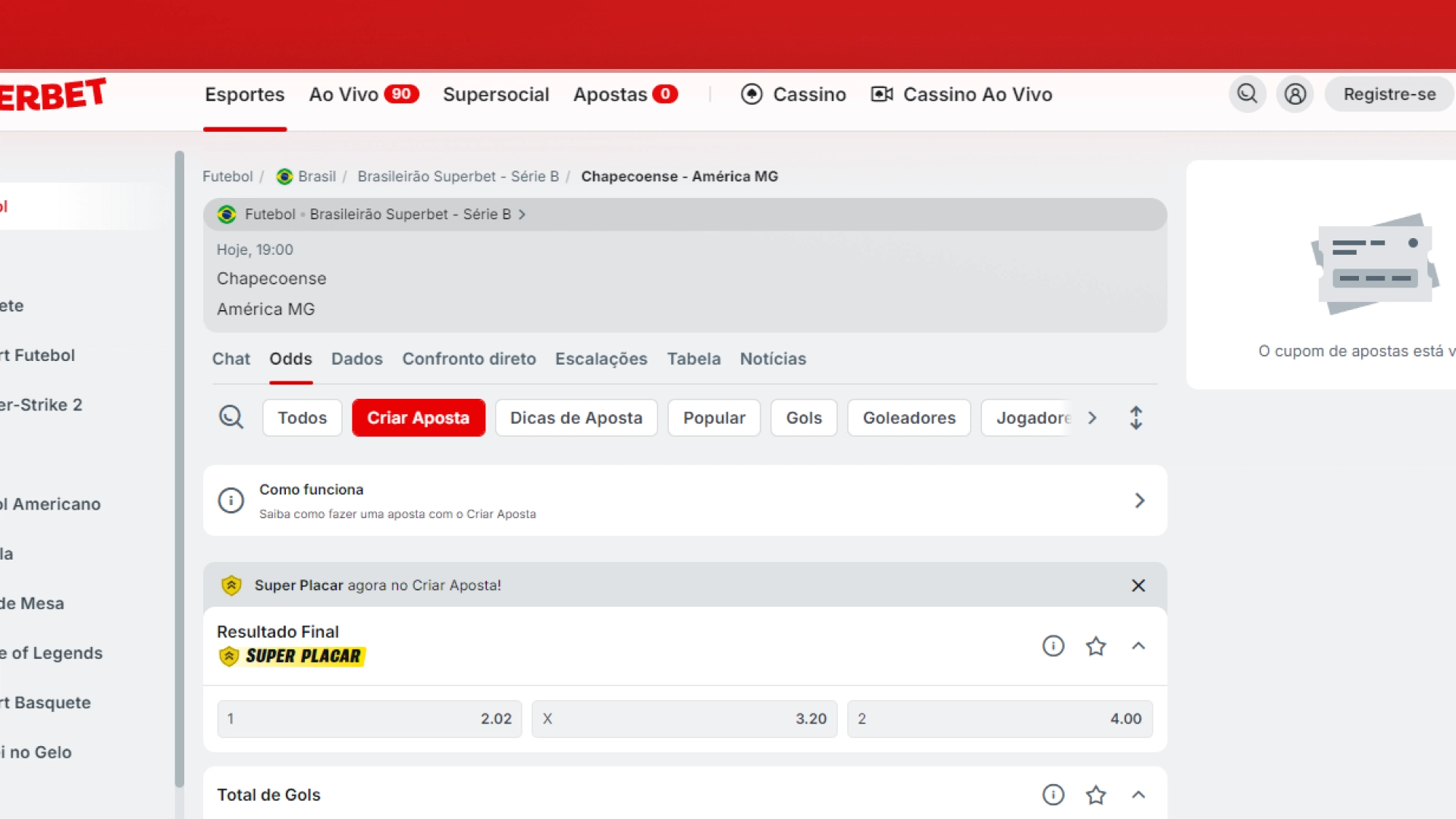 imagem ilustrativa recurso superbet