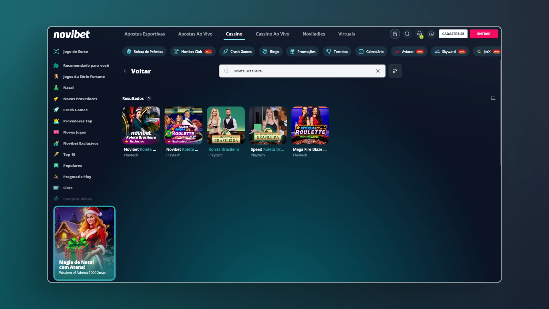 imagem ilustrativa roleta brasileira novibet