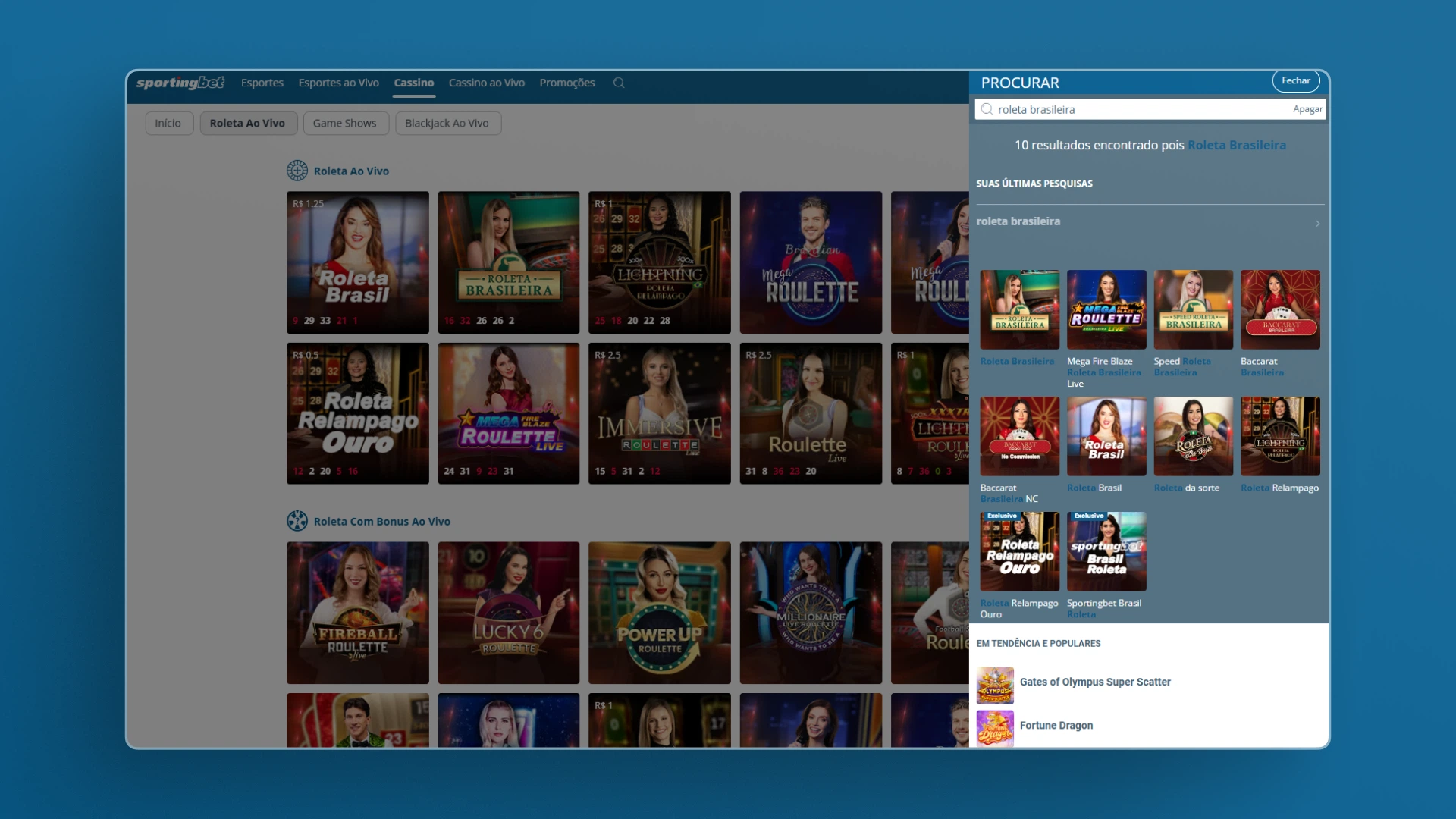imagem ilustrativa roleta brasileira sportingbet
