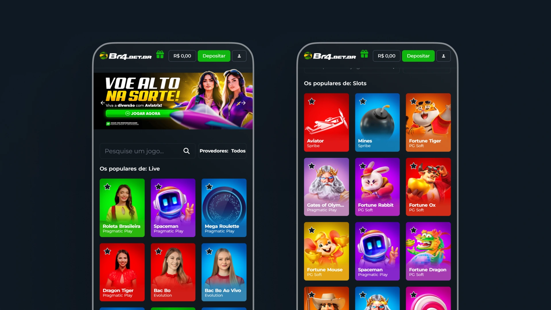 imagem mobile App de cassino br4bet