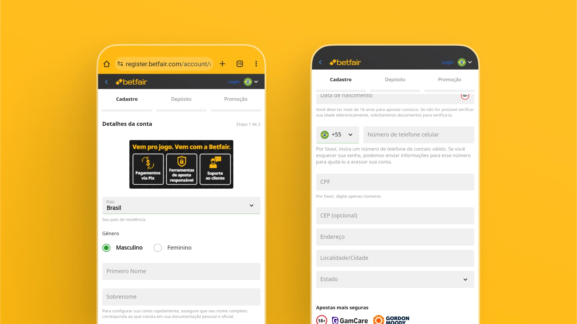 Betfair Login Imagen
