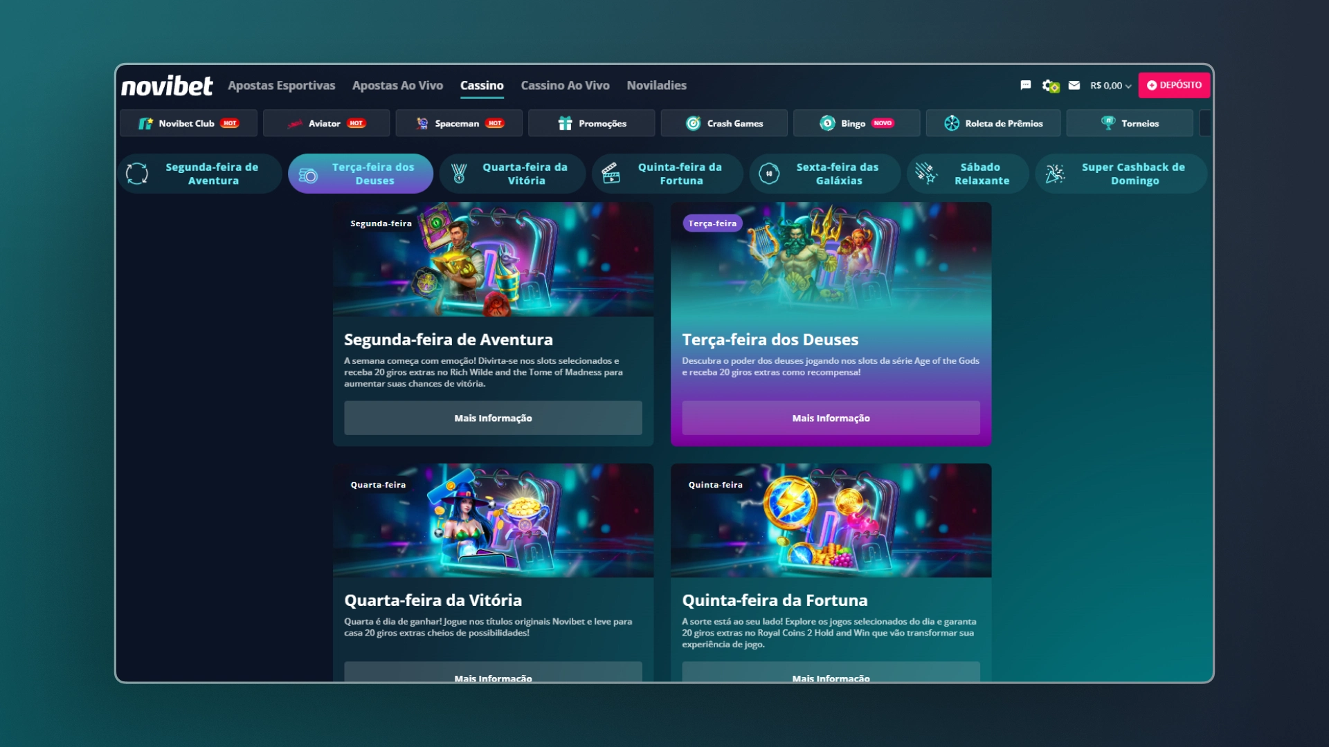 imagem todos os dias diversao e premios novibet