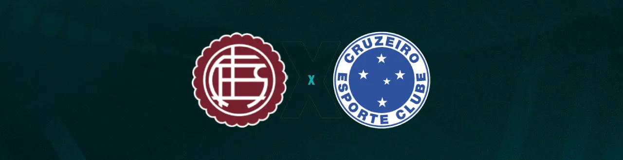 Escudos de Lanús e Cruzeiro, que duelam pela Sul-Americana