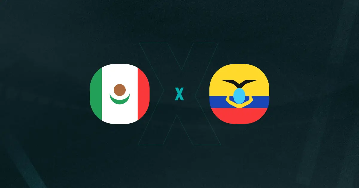 Escudos de México x Equador