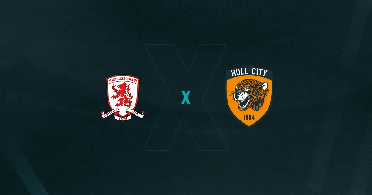Escudos de Middlesbrough x Hull City