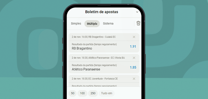 mockup mobile bilhete apostas multiplas