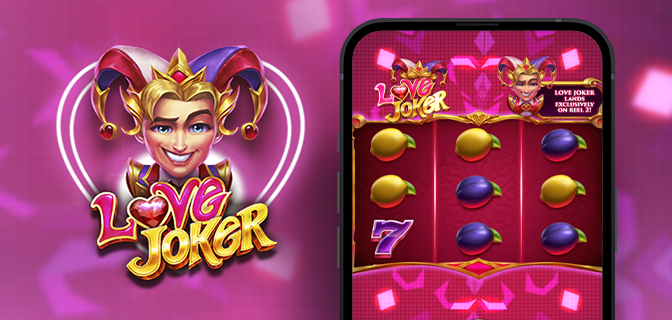 mockup mobile love joker