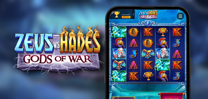 mockup mobile zeus vs hades gods of war