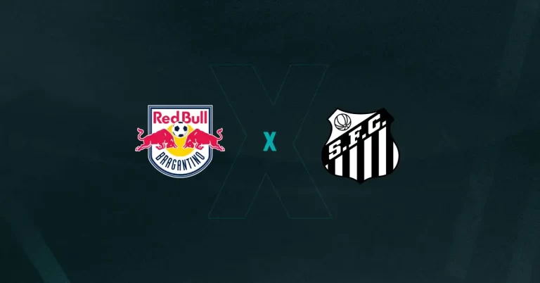 Escudos de RB Bragantino x Santos, que se enfrentam pelo Paulistão Feminino