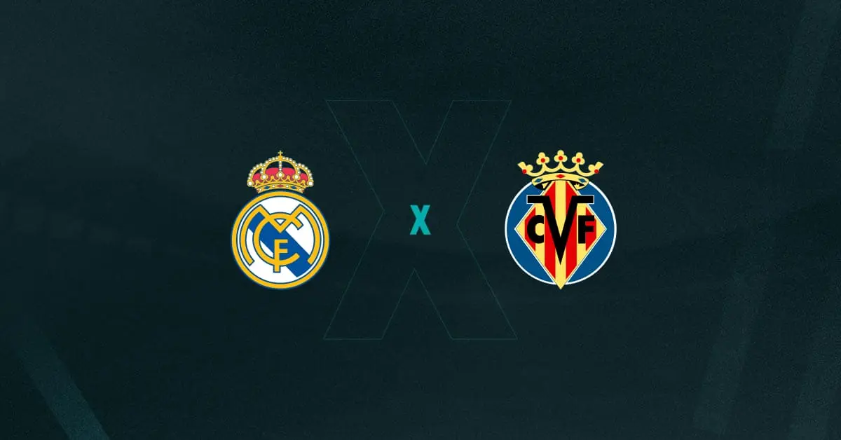 Escudos de Real Madrid x Villarreal