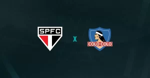 escudos de são paulo x colo-colo, que se enfrentam pela Libertadores Feminina