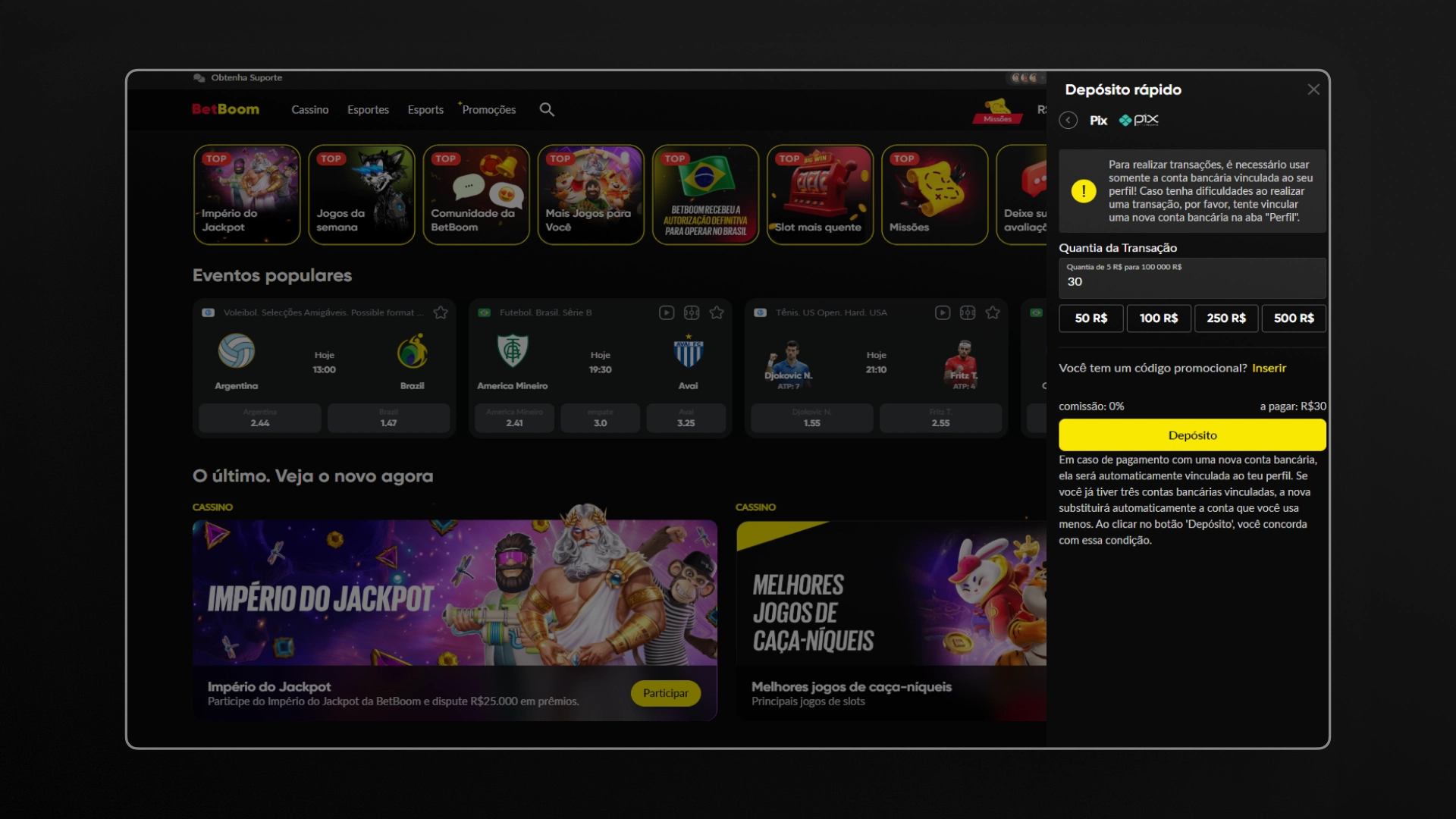 BoomBet Casino Bonus