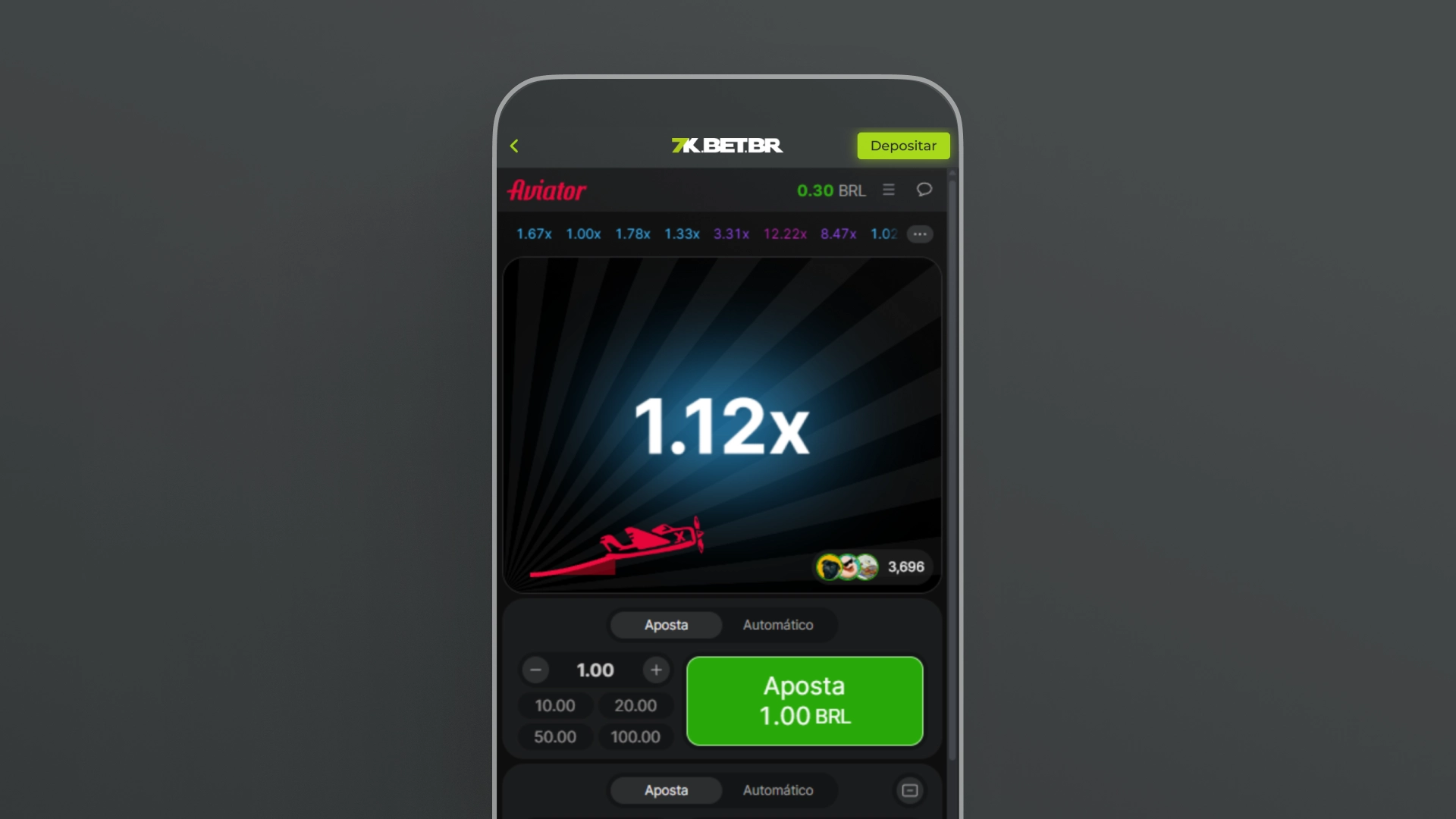 screenshot Quais os melhores slots 7kBet