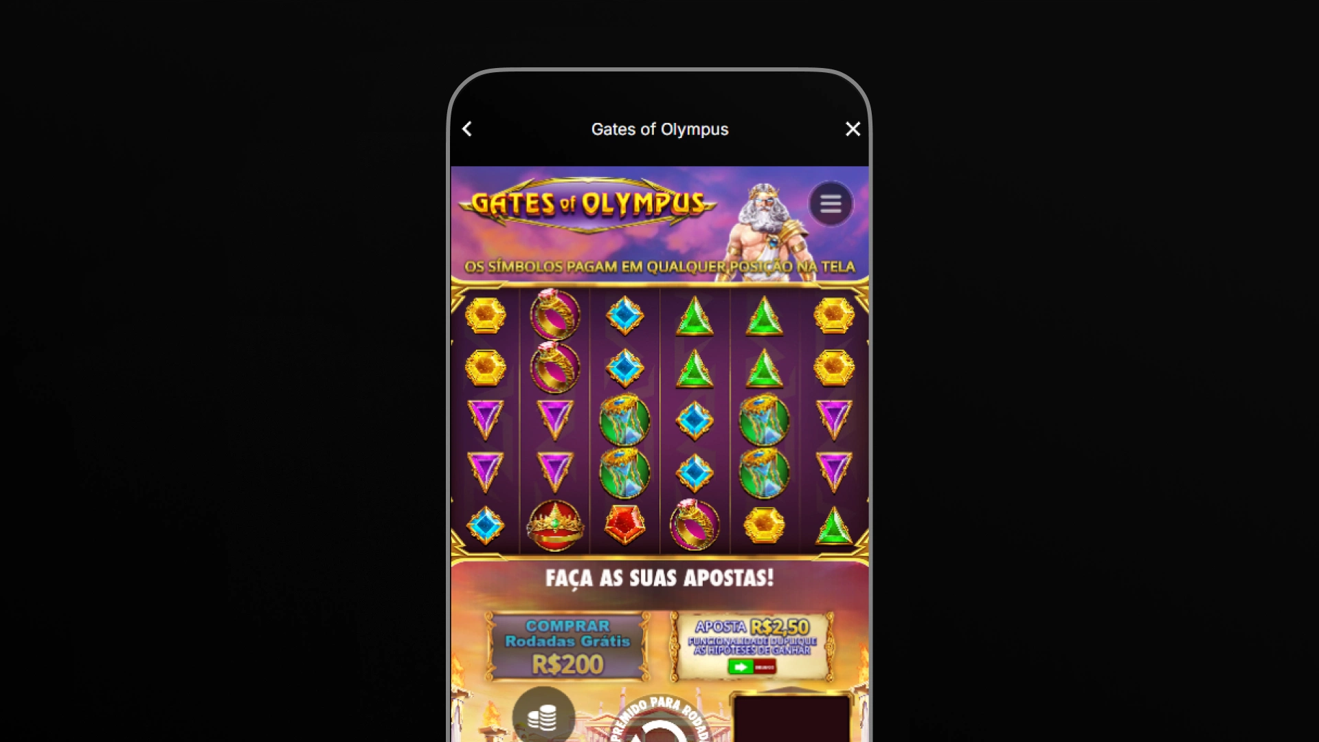 screenshot Quais os melhores slots kto