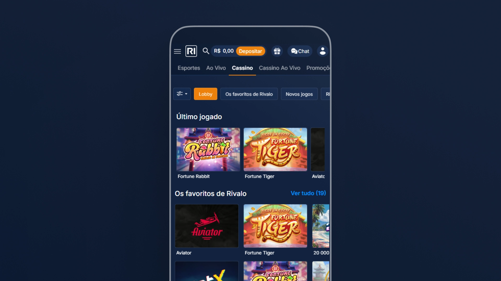 screenshot Quais os melhores slots rivalo