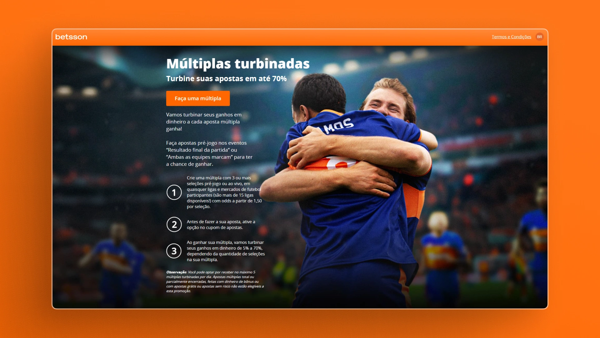 screenshot bonus Betsson