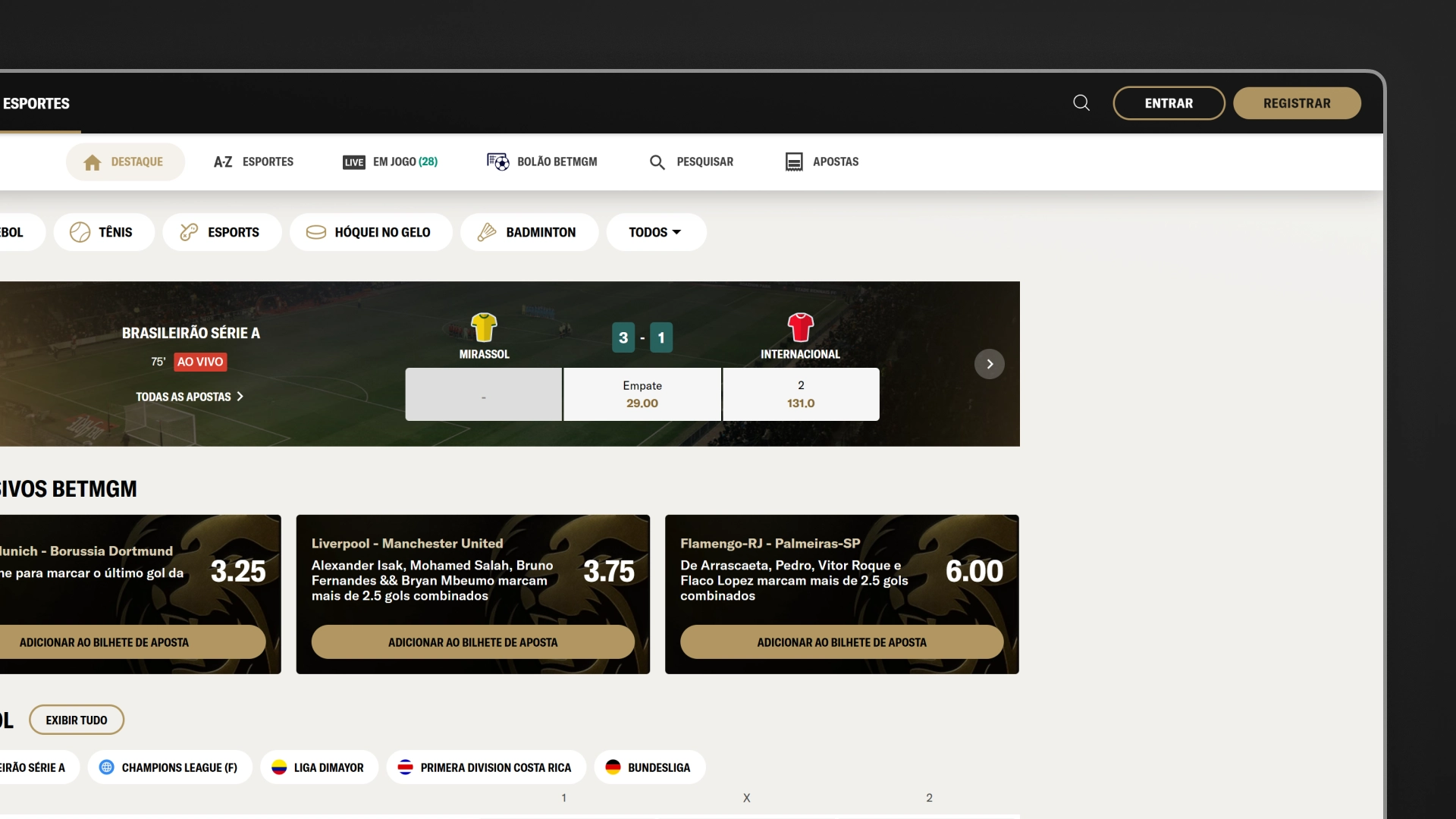screenshot cadastro 01 betmgm