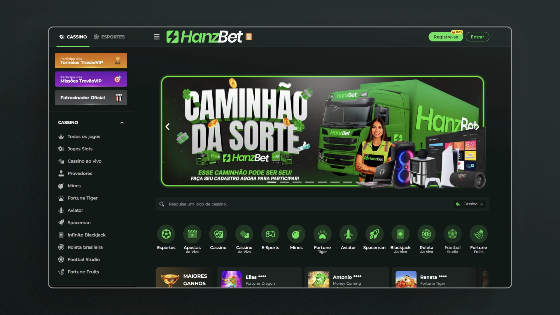screenshot cadastro 01 hanz
