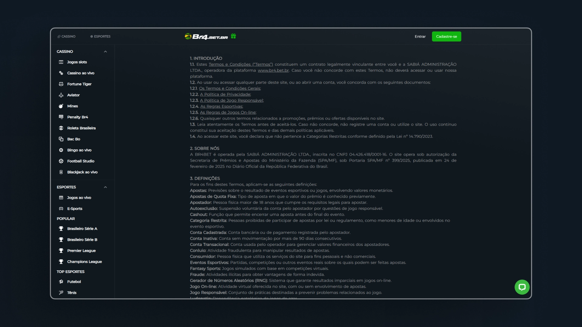 screenshot cadastro 02 br4bet