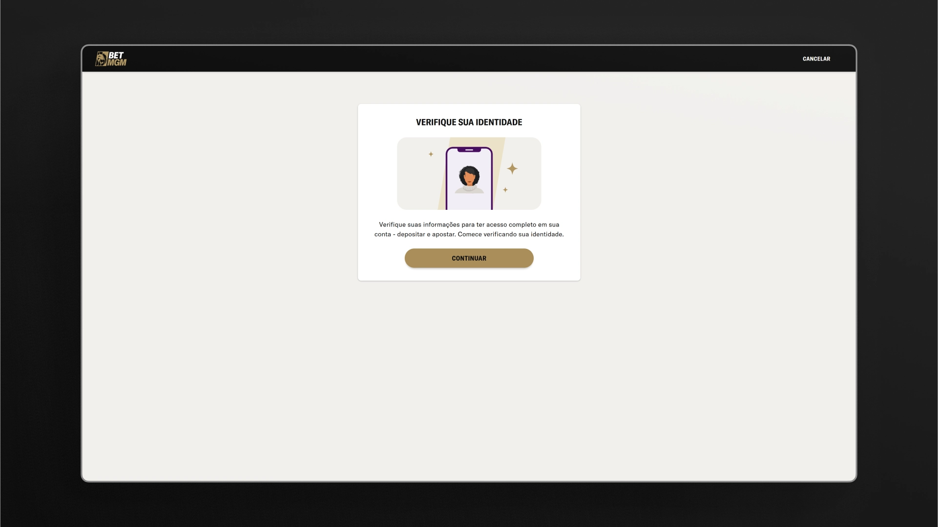 screenshot cadastro 04 betmgm