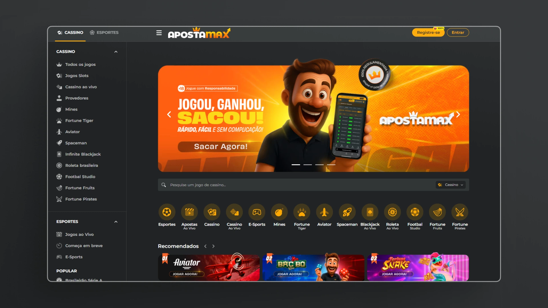 screenshot cadastro ApostaMax 01