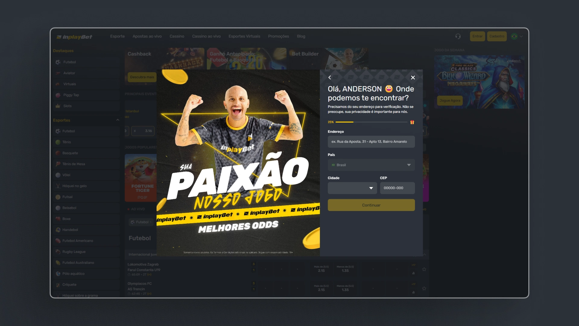 screenshot cadastro passo 02 InplayBet
