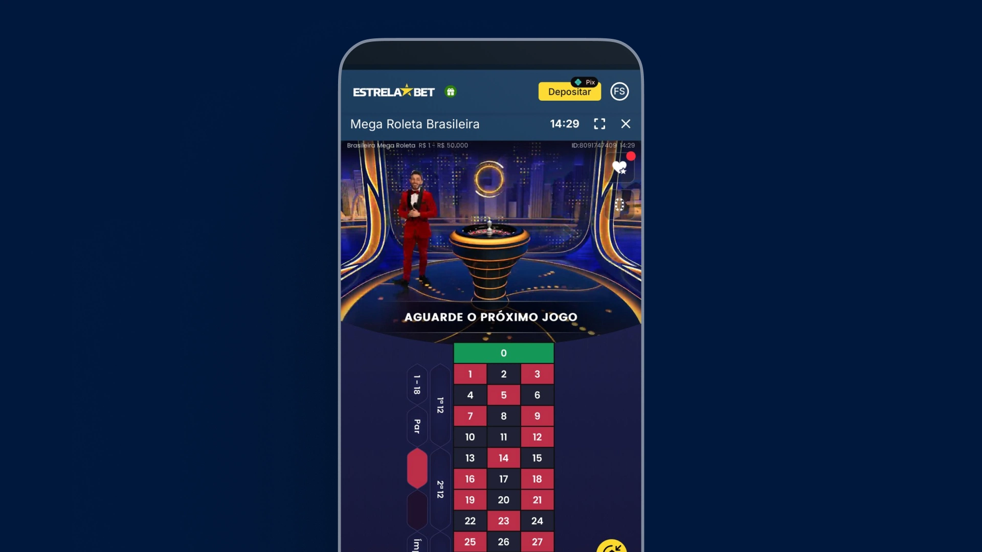 screenshot cassino ao vivo estrela bet