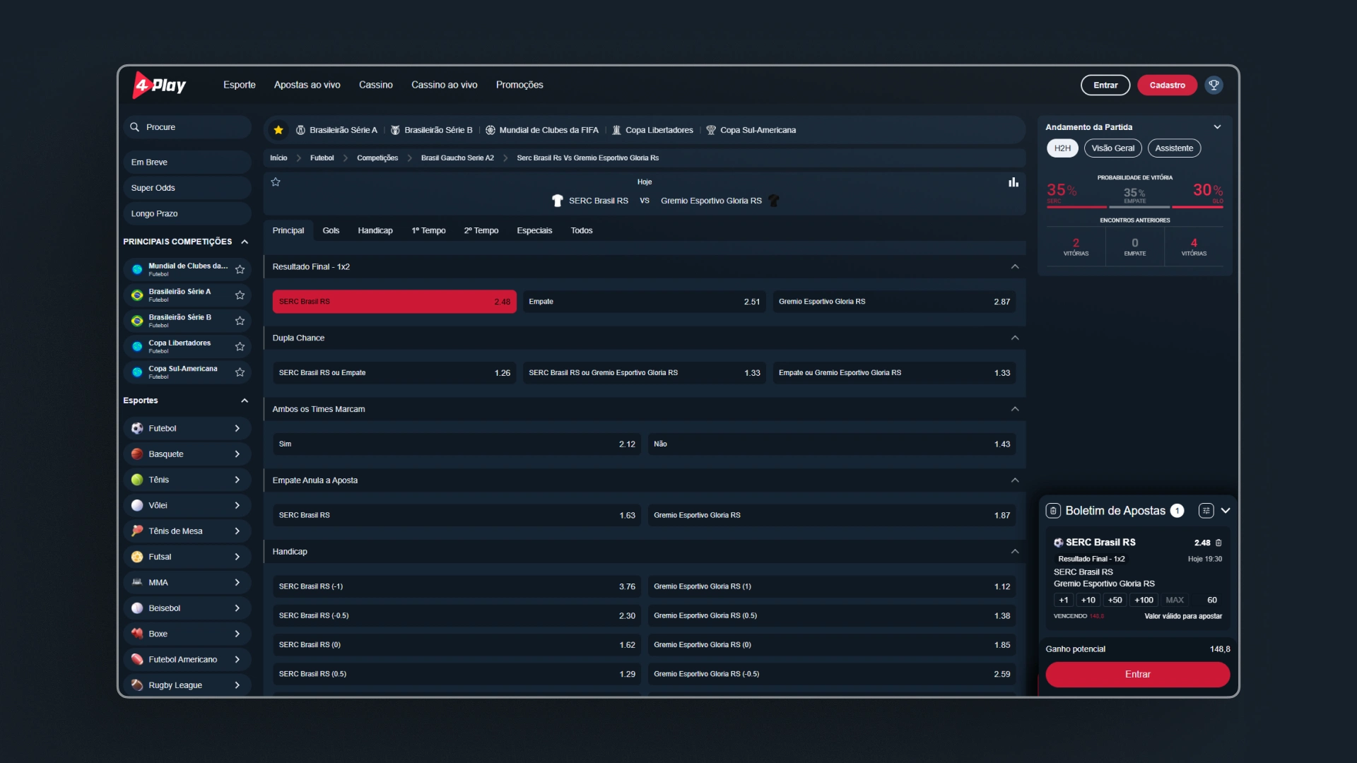 screenshot como apostar 02 4Play