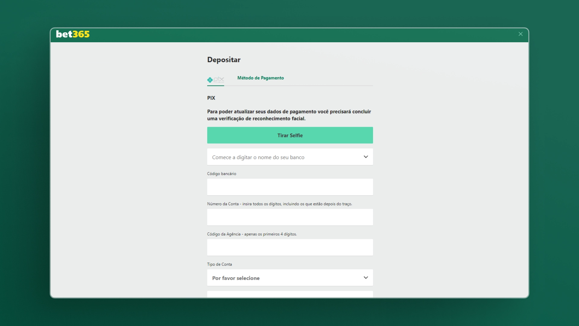 screenshot deposito 02 bet365