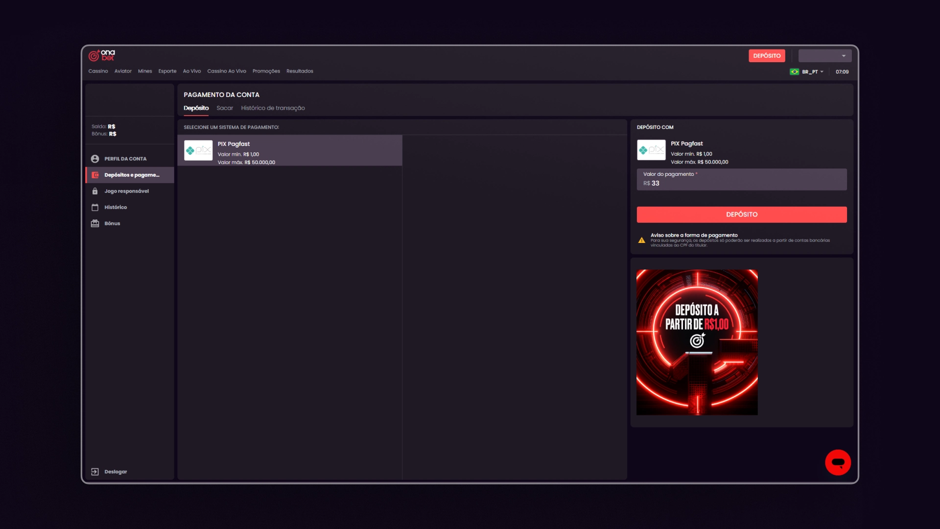 screenshot deposito 02 onabet