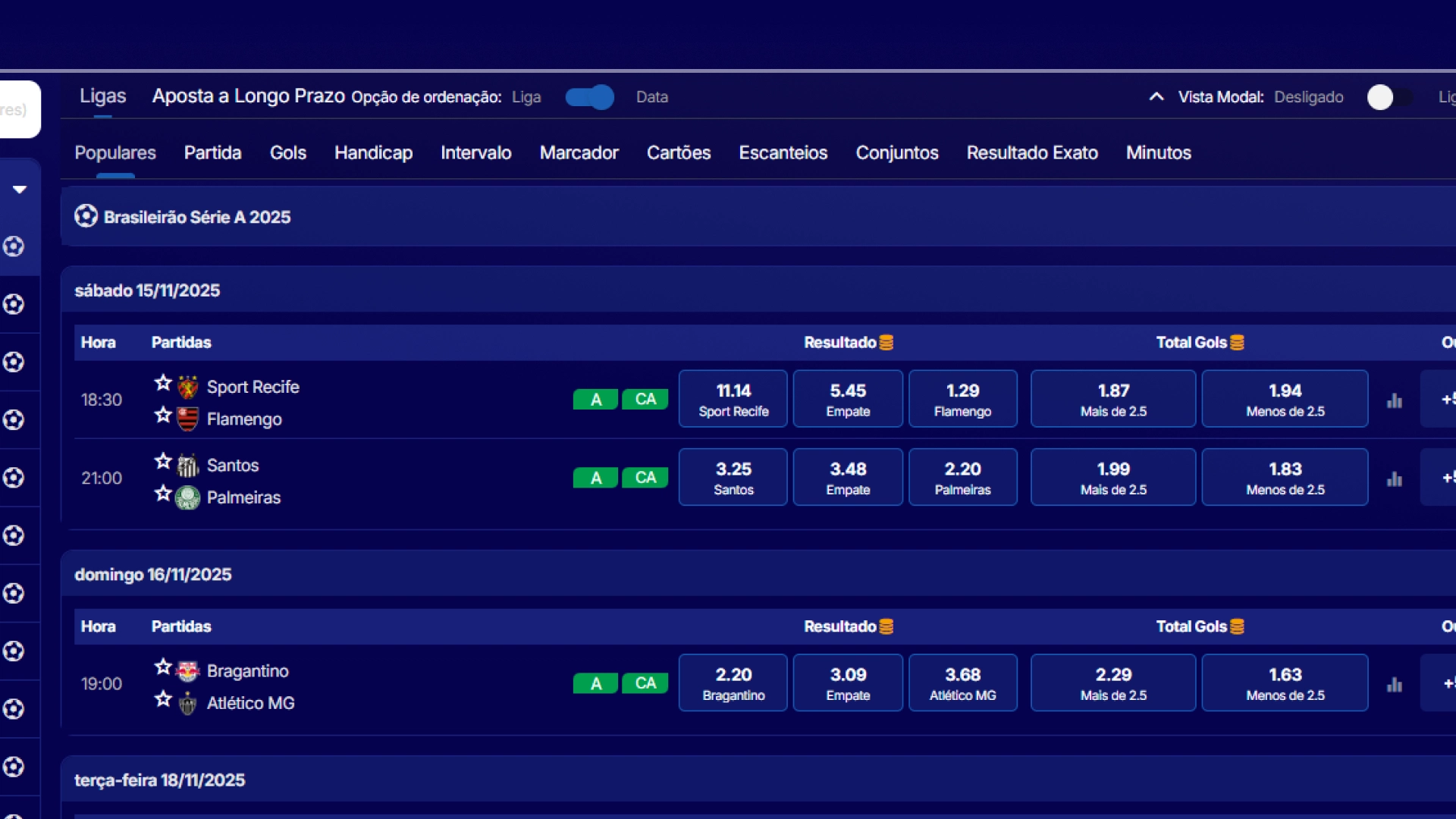 screenshot odds HipetBet