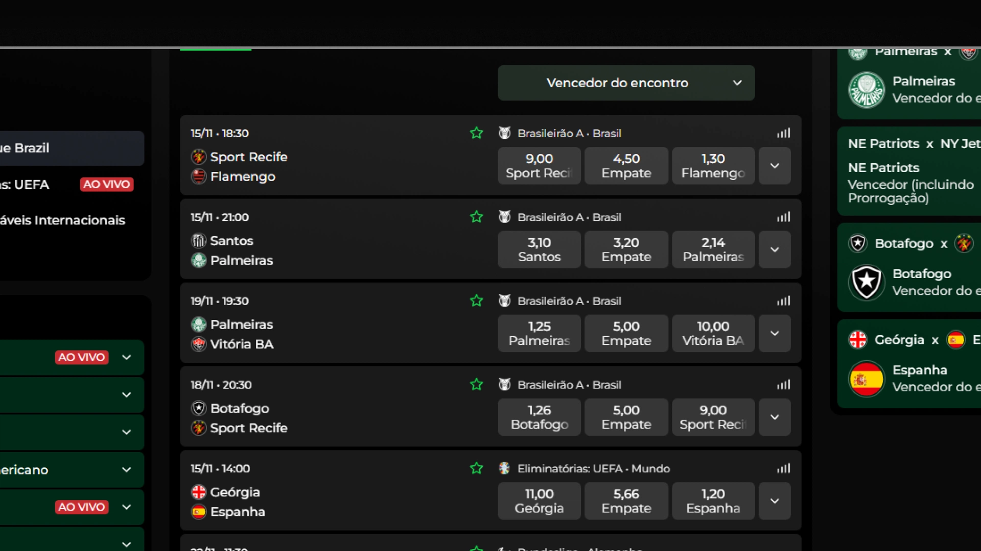 screenshot odds pagol bet