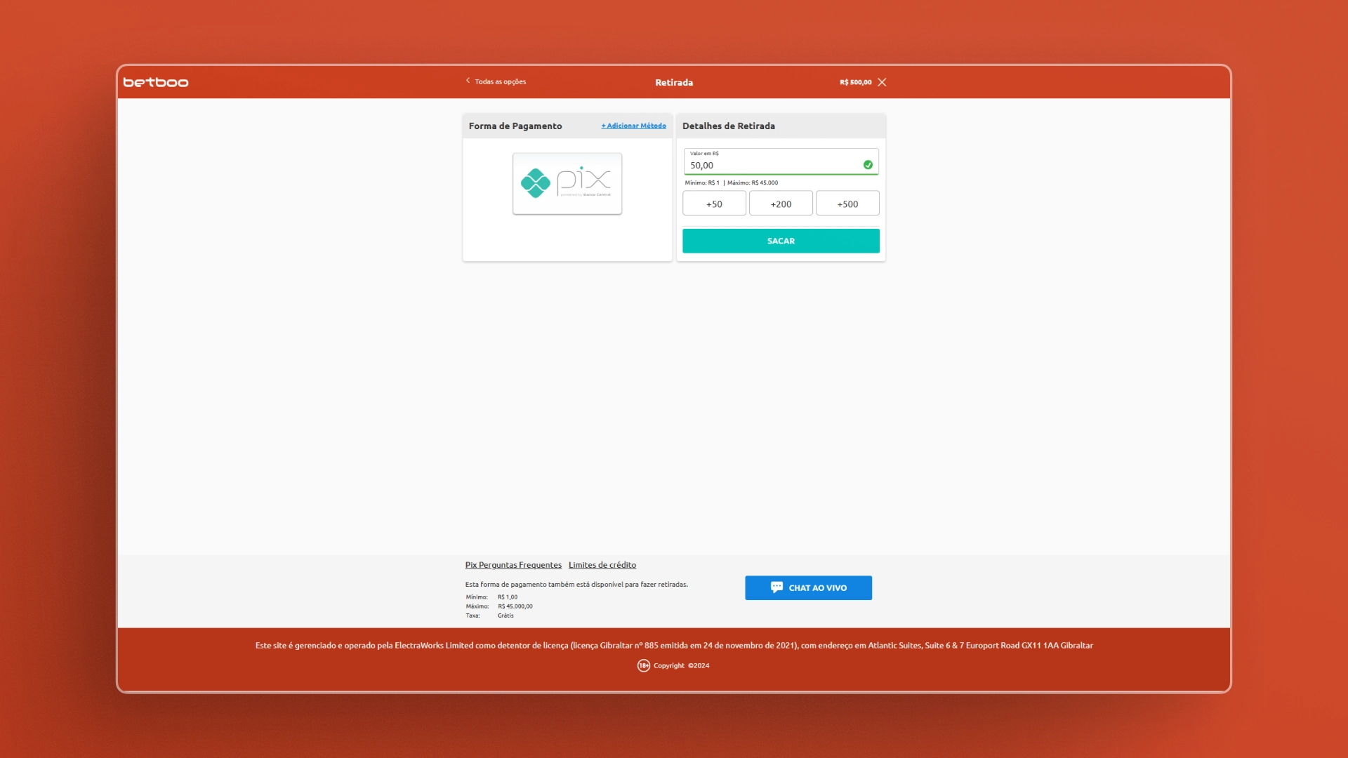 screenshot saque 02 betboo