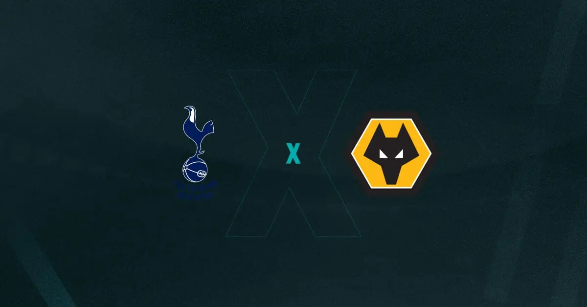 Escudos de Tottenham x Wolverhampton